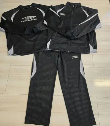 UMBRO 엄브로 저지 세트 블랙/그레이 빅 사이즈