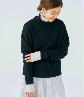 IENA 이에나 니트 블랙 풀오버