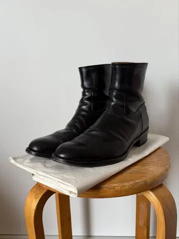 [ UNITED ARROWS ] 백 지퍼 부츠