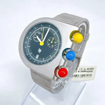 가동 립 립 마하 2000 손목시계 크로노그래프 쿼츠 고무 벨트