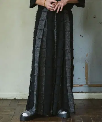 Casper John 프린지 하카마 슬랙스