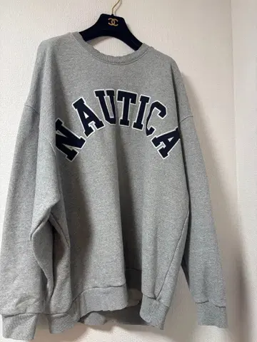 NAUTICA 그레이 맨투맨 XL