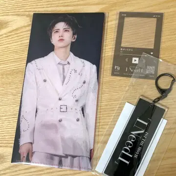 INI 영화 I Need I 티켓 홀더 오자키 타쿠미 + 아크릴 키링