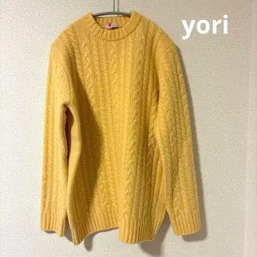 yori 울 케이블 스웨터 프리 사이즈 클리닝 완료