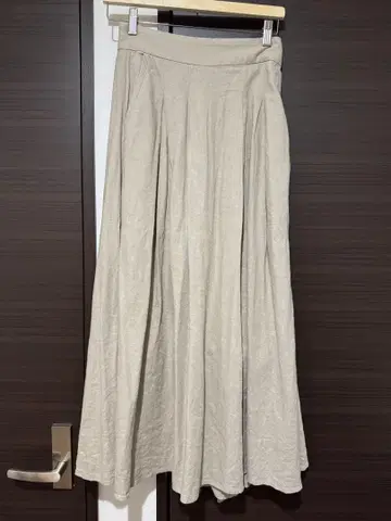 BEAUTY UNITED 베이지 롱 스커트 S