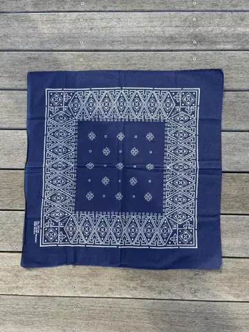 70's 'Flower Pattern' FAST COLOR Bandana