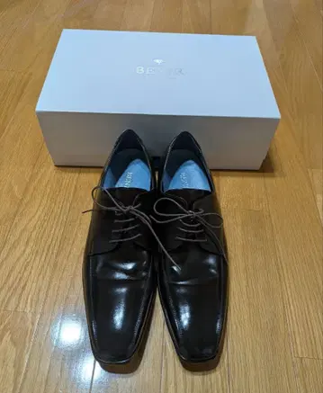 [ 25cm ] BENIR 브라운 웨딩 신발 박스 포함