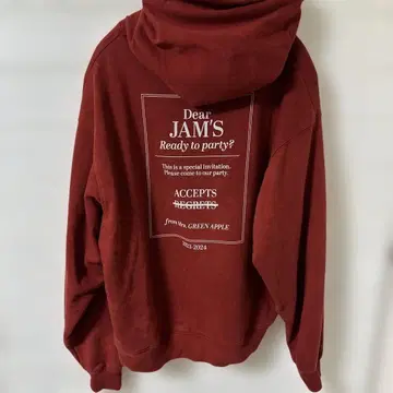 Mr. GREEN APPLE 후드 부착 맨투맨 2023/2024