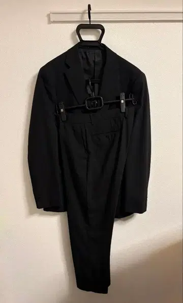 취업 정장 블랙 셋업 남성용