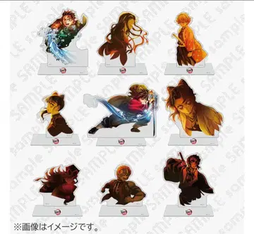 귀멸의 칼날 무한성편 랜덤 아크릴 스탠드 A 4개 세트입니다.