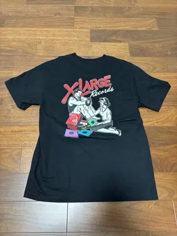 XLARGE t셔츠 블랙(M)