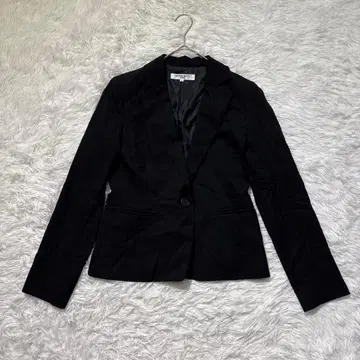 [내추럴 뷰티 베이직] 스트라이프 자켓 블랙 M 폴리에스테르