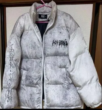 HUMAN PEACE 다운 자켓 그레이