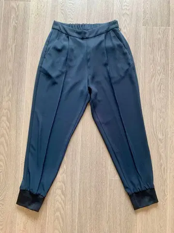 쿠리하라 하루미 조거 팬츠 M 사이즈 네이비