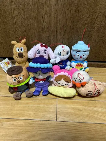 호빵맨 봉제 인형 인형 묶음 판매 9개