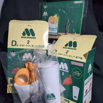 모스버거 제일복권 서포트 피규어 러버 컬렉션