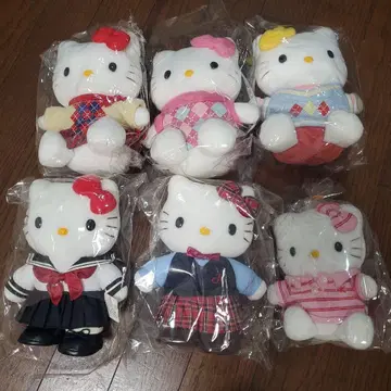 헬로키티 HELLO KITTY 봉제 인형 레어 세트 빈티지