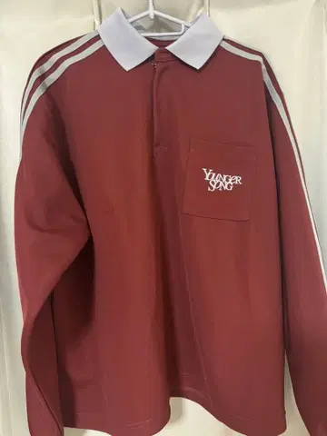 Younger Song zip track polo