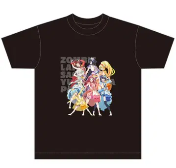 좀비랜드 사가 유메긴가 파라다이스 티셔츠 L 사이즈