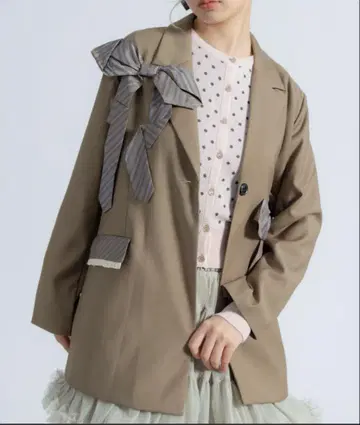 monepine tie style ribbon design jacket