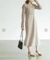 [ NOBLE ] 컬러 블록 니트 원피스