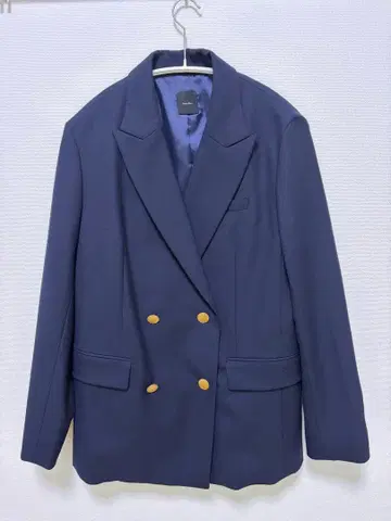 Spick and Span 밀드 크로스 피크 드라펠 자켓 36 사이즈