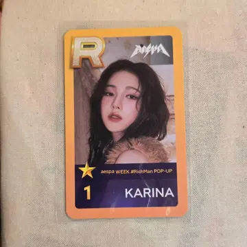 aespa 카리나 richman 팝업 한정판 superstar 하라주쿠