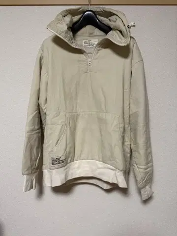 ARCHIVE GENERAL RESEARCH 충전솜 하프 지퍼 후드티 L