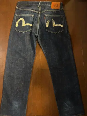 EVISU 블루 데님 31x35
