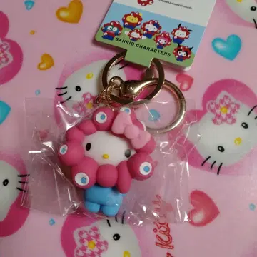 오사카 만박 산리오 미야쿠미야쿠 마스코트 키링 코스프레 헬로키티