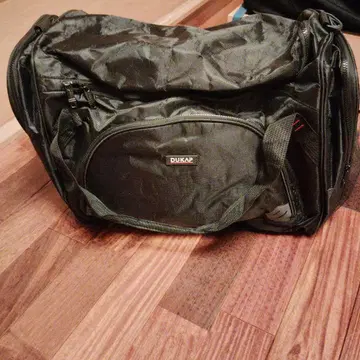 DUKAP 블랙 보스턴 백