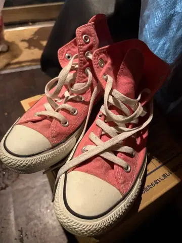 CONVERSE 올스타 핑크 하이컷 24cm