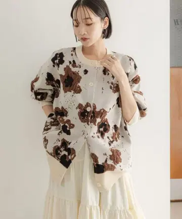 LOWRYSFARM 뉴앙스 카우 가디건