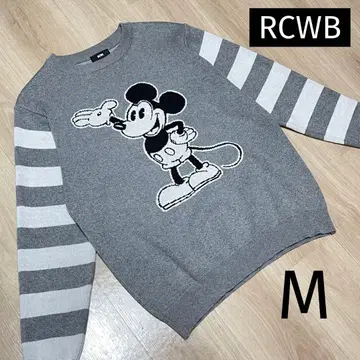 [ 한정품 ] 로데오 크라운 미키 90주년 니트 스웨터 Disney