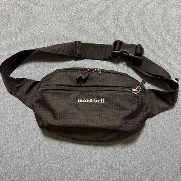 새상품급 mont-bell 웨스트 파우치 블랙