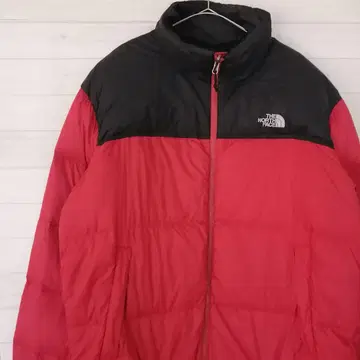 THE NORTH FACE 다운 자켓 레드/블랙