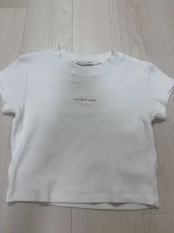 Calvin Klein Jeans 반팔 T셔츠 화이트