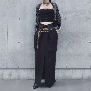 HIROSAI 코쿤 롱 스커트