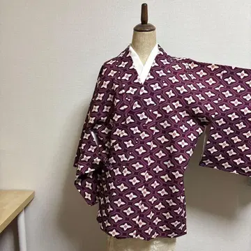 앞 여밈 양털 기모노 울