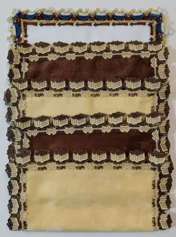 치카자와 레이스 타월 손수건 5장 세트 계란간장밥 후쿠사야 카스테라