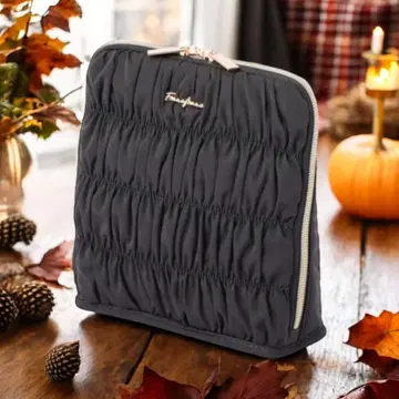 Francfranc 개더 툴 펜 스탠드 파우치 다크 그레이 새상품