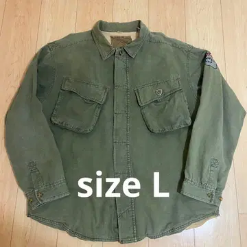 ECKO UNLTD 밀리터리 셔츠 90's. L