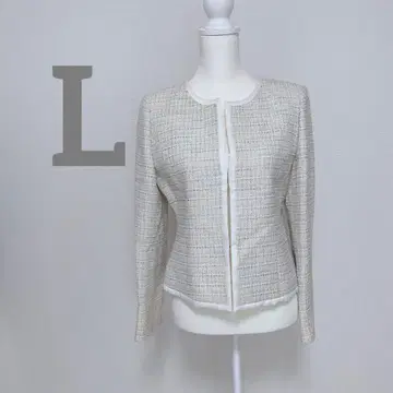 폰타나 그랑데/Fontana Grande 노카라 자켓 실크린넨 L