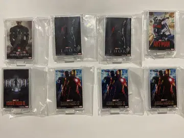 마블 아크릴 스탠드 8개 세트