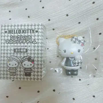 헬로키티 흑백 걸리시 시크릿 마스코트 참