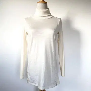 엠필 M fil 베이직 터틀넥 스웨터 화이트 36