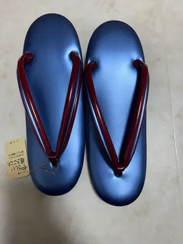 기모노용 조리 L 사이즈 (블루)