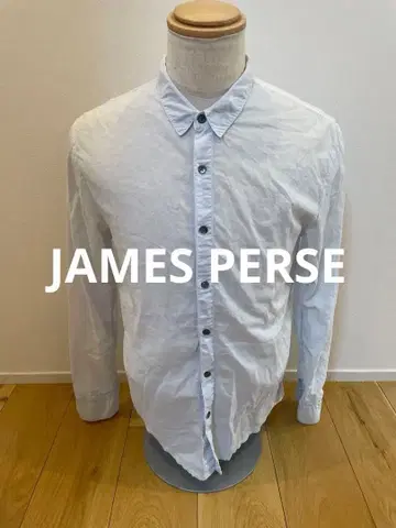 JAMES PERSE 색스 블루 셔츠