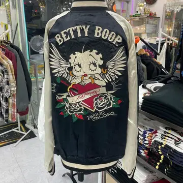 ( 5 ) BETTY BOOP 스카잔 블랙/화이트