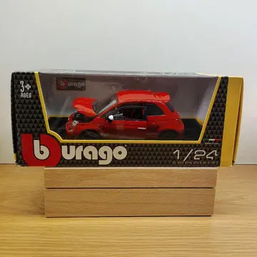 Bburago ABARTH 500 1/24 미니카 빨간색 미개봉 새상품